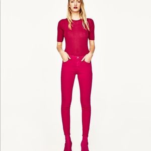 Zara Denim- Fuchsia